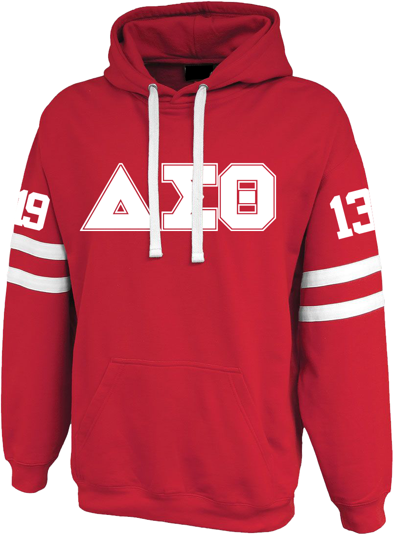 Delta Sigma Theta Twin-streak Hoodie - Delta Sigma Theta Sweatshirt (1097x1097), Png Download
