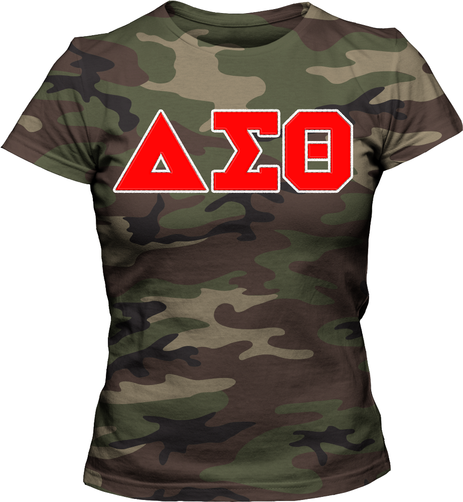 Delta Sigma Theta Camouflage T-shirt - T-shirt (1024x1024), Png Download