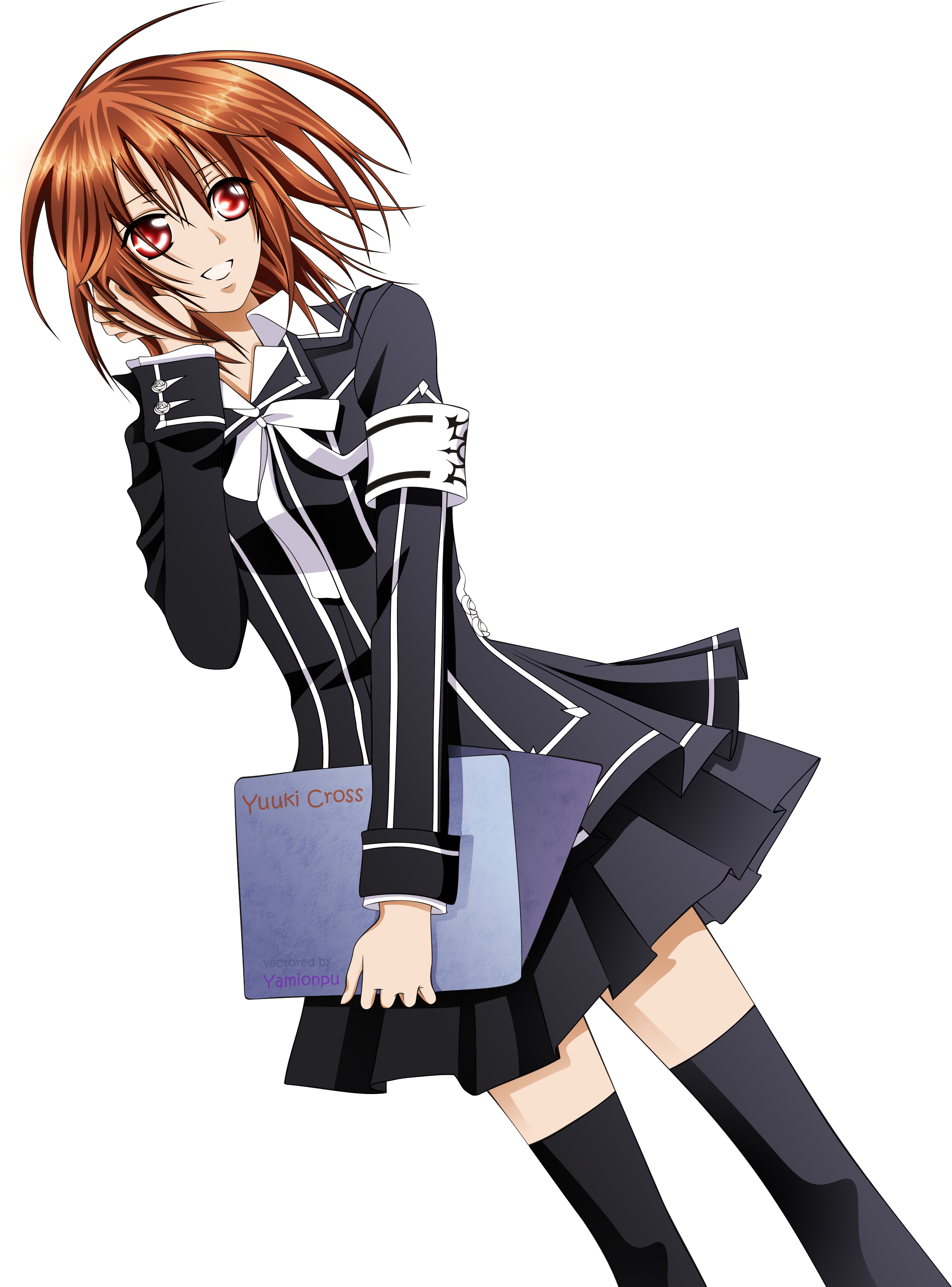 Vampire Knight Yuki Women's Uniform Cross White (5000x3739), Png Download