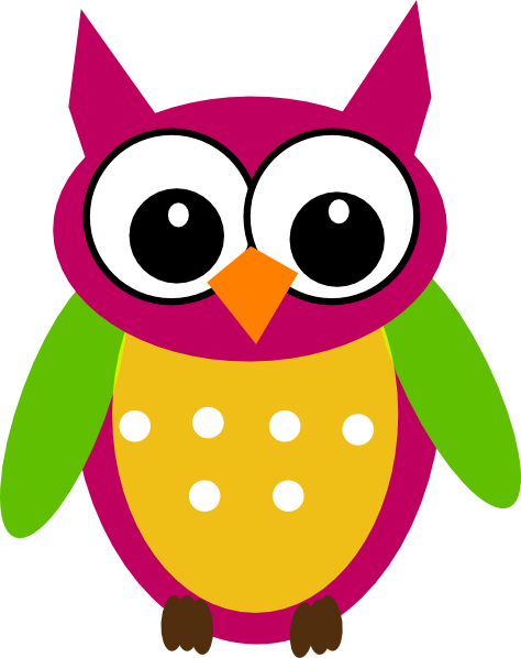 Owl Clipart Cartoon - Gray Owl Clip Art (474x598), Png Download