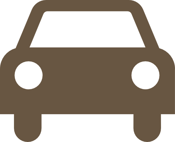 Brown Car Clip Art At Clker Com Vector Online Royalty - Clipart Taxi Png (600x485), Png Download