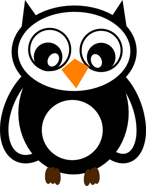 How To Set Use Black Owl Svg Vector (468x593), Png Download