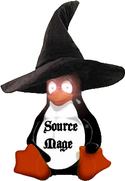 Source Mage Gnu/linux - Linux Penguin (312x402), Png Download