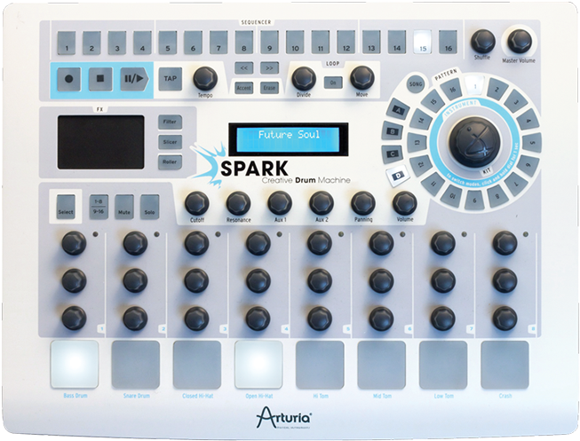 Spark Creative Drum Machine - Arturia Spark Midi Controller (700x545), Png Download