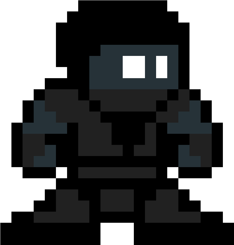 Noob Saibot - Black Panther Pixel Art (1184x1184), Png Download