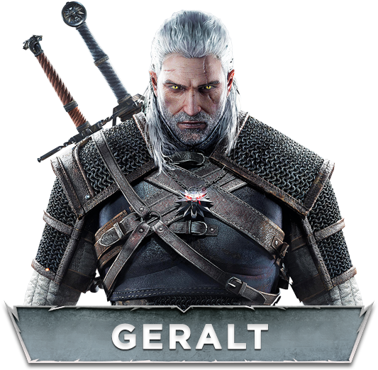 Geralt Of Rivia Is A Witcher And Our Hero For This - Mad Mikkelsen The Witcher (1328x526), Png Download