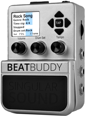 Beatbuddy Drum Machine Guitar Pedal - Singular Sound Beatbuddy Drum Machine Pedal (demo Drum (768x511), Png Download