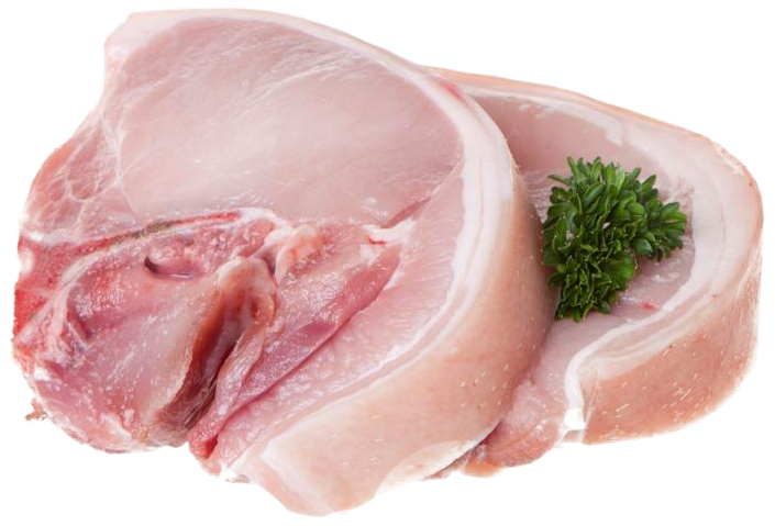 Pork Loin Chops - Pork Mid Loin Chops (808x532), Png Download