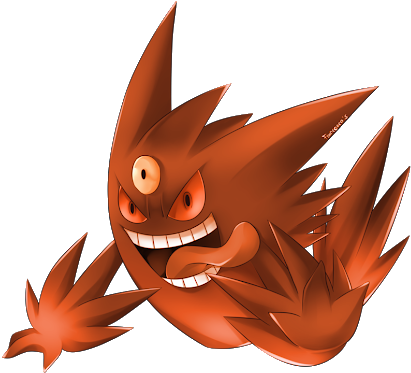 Las Evoluciones De Gengar (530x398), Png Download