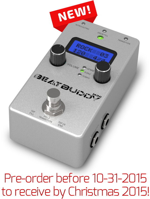 Beatbuddy Mini For Guitar Players Who Love To Jam, - Singular Sound Beatbuddy Mini: Personal Drummer (800x800), Png Download