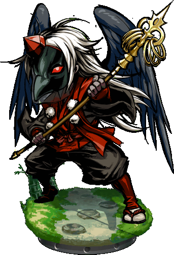 Beaked Tengu - Kurama Tengu (343x501), Png Download