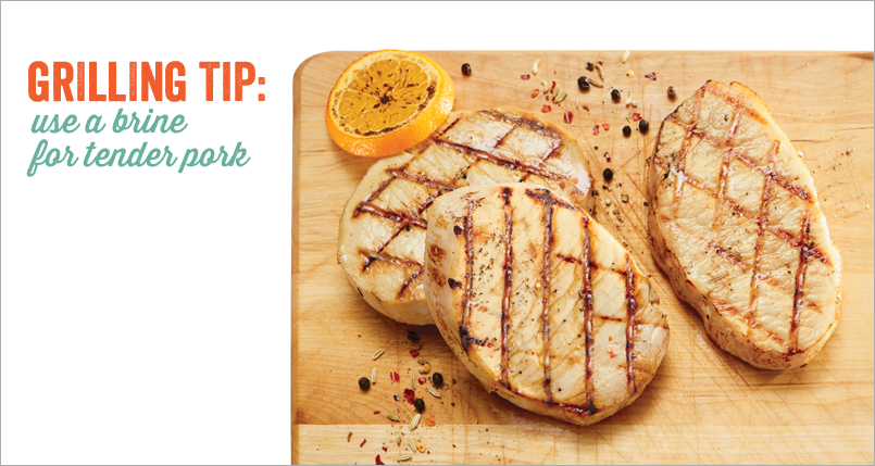 Grilling Tip Pork - Pork Chop (805x429), Png Download