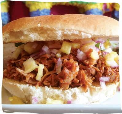 Quick Pulled Pork - Fast Food (400x400), Png Download