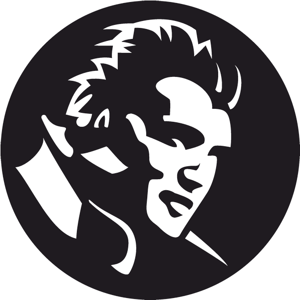 Alpha Trains Logo Sign Mono Rgb - Emblem (500x400), Png Download