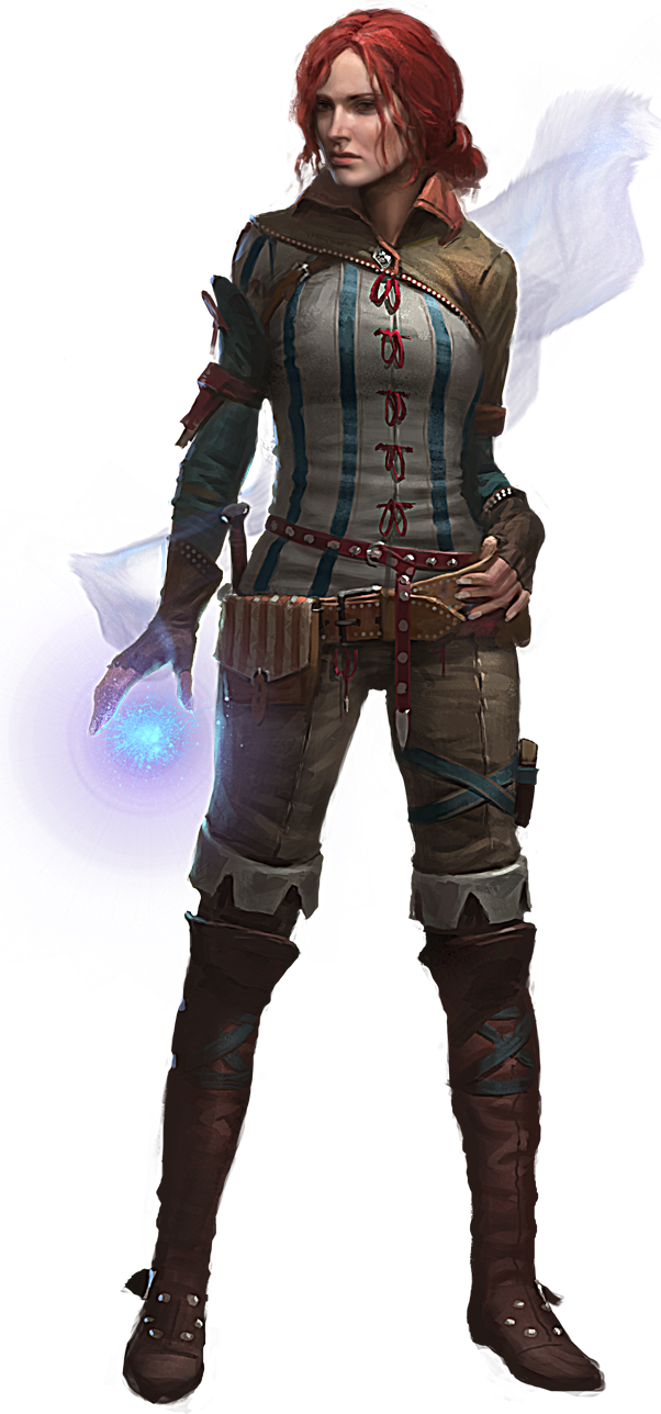Años Más Tarde, Tras La Supuesta Muerte De Geralt, - Triss Merigold Witcher 3 (602x1288), Png Download