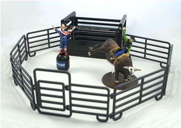 Big Country Toy Pbr Set - Big Country Toys Pbr Rodeo Set (360x410), Png Download