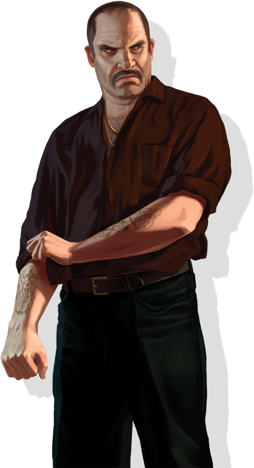 Download Png Image Report - Gta 4 Vlad (550x1000), Png Download