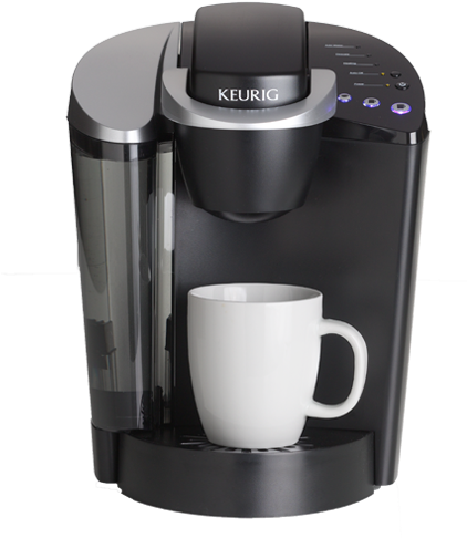 Keurig Elite Single Cup Home Brewing System B48-black - Black Keurig (421x496), Png Download