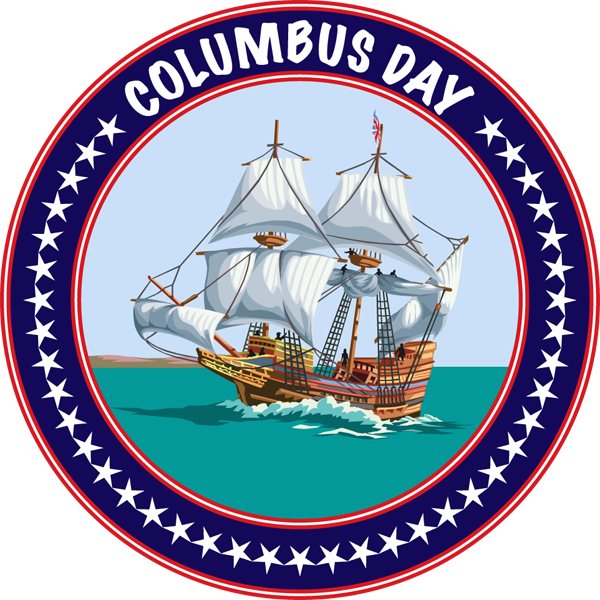 Columbus Day - John F. Kennedy Presidential Library And Museum (600x600), Png Download