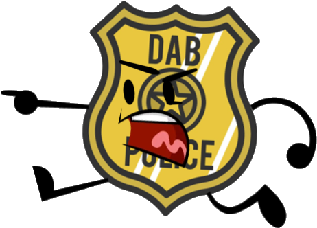 Dab Police Badge - Badge (463x340), Png Download