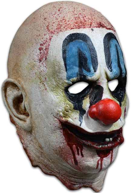 Trick Or Treat Studios Is Proud To Present The Officially - Rob Zombie 31 Clown Mask (436x639), Png Download