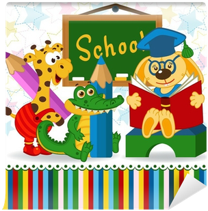 Animals In School - Third Grade Workbooks: English Is Fun [book] (400x400), Png Download