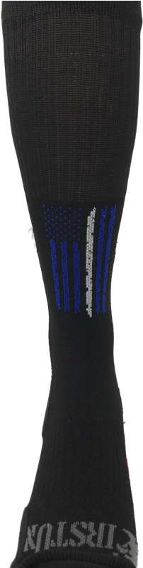Thin White Line Crew Sock - Sock (600x800), Png Download