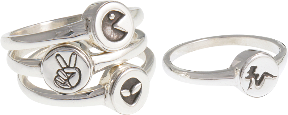 Ups & Downs Ring - Silver (1024x531), Png Download