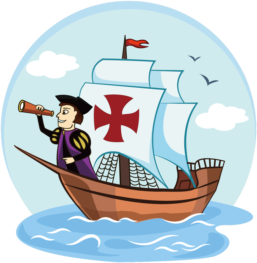 Sa Food Bank On Twitter - Clipart Columbus Day 2018 (1200x1200), Png Download