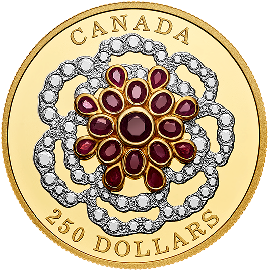 2018 Royal Canadian Mint $250 Pure Gold Coin A Crown - 2018 Gold Coin Canada (570x570), Png Download