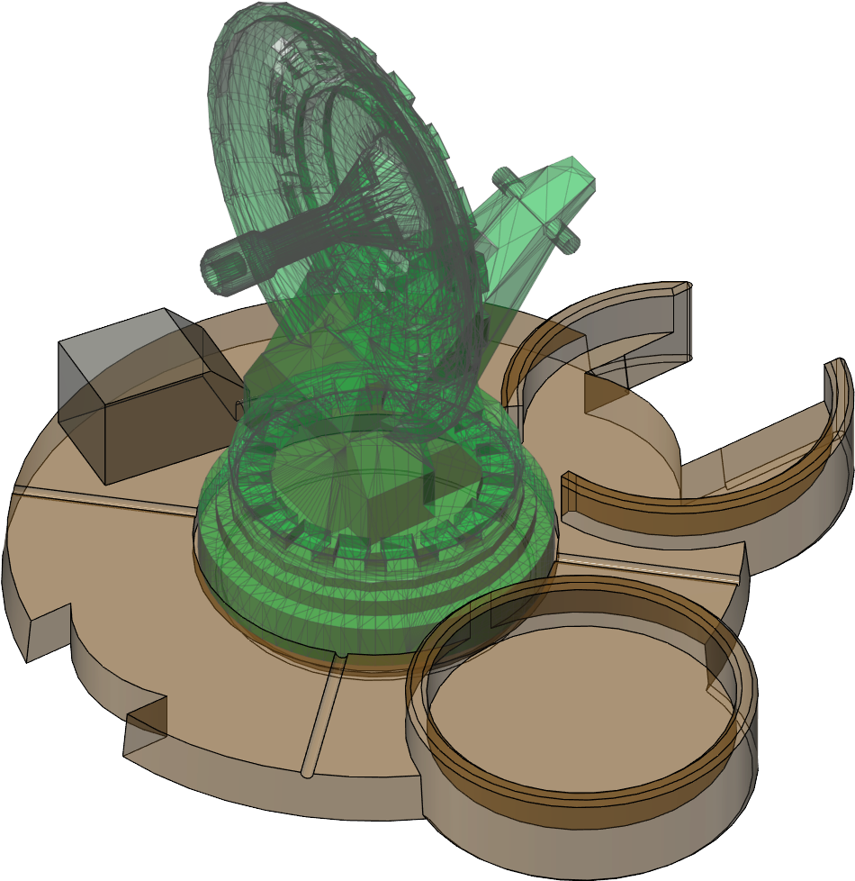 Star Wars Legion Laser Cannon Base Plate - Laser (1912x1017), Png Download