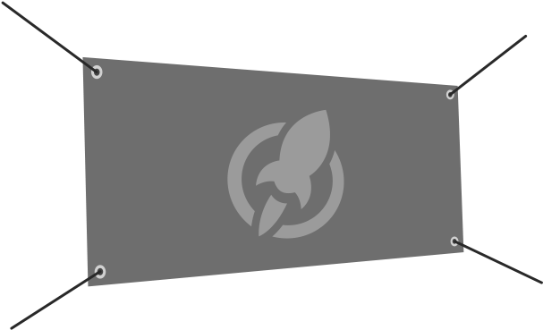 Vinyl Banner - Umbrella (656x448), Png Download