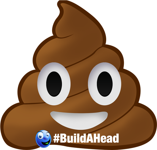 Poo Face Emoji Cutouts - Poop Emoji (1200x630), Png Download