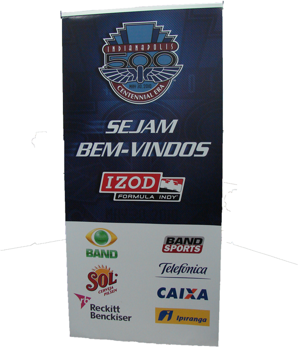 Indianapolis 500 Pop-up Banner - Indianapolis (600x800), Png Download