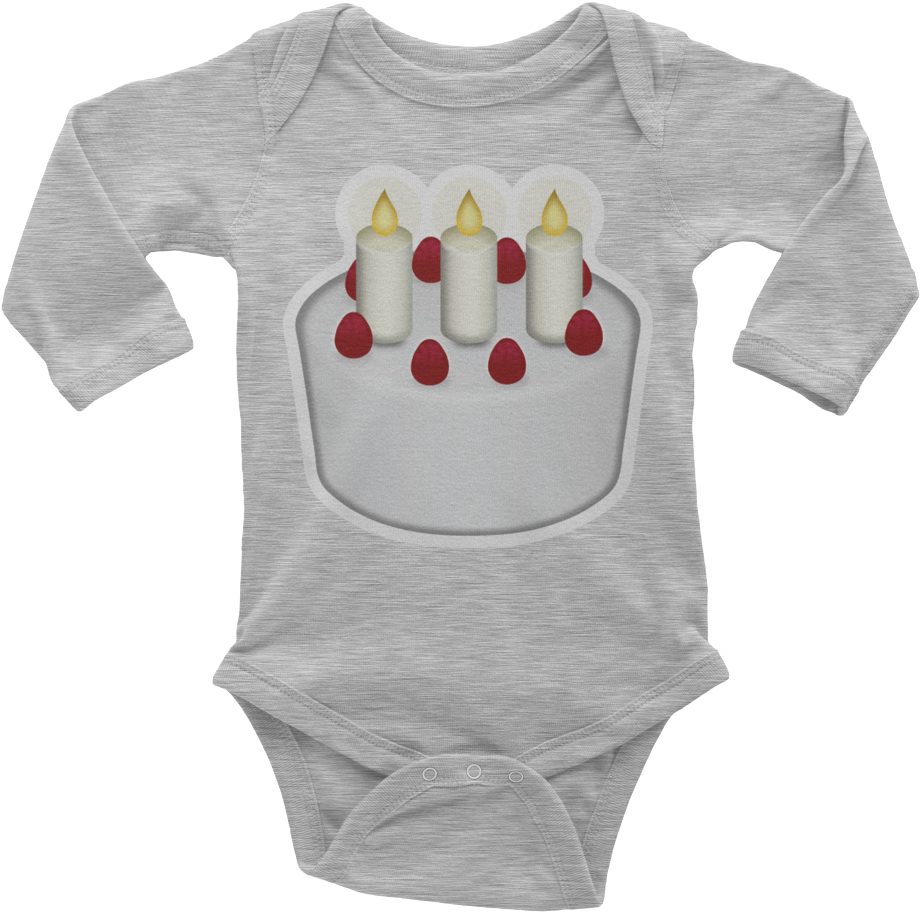 Emoji Baby Long Sleeve One Piece - Animal Party-baby Onesie-baby Gift. Baby Shower-toddler (1000x1000), Png Download