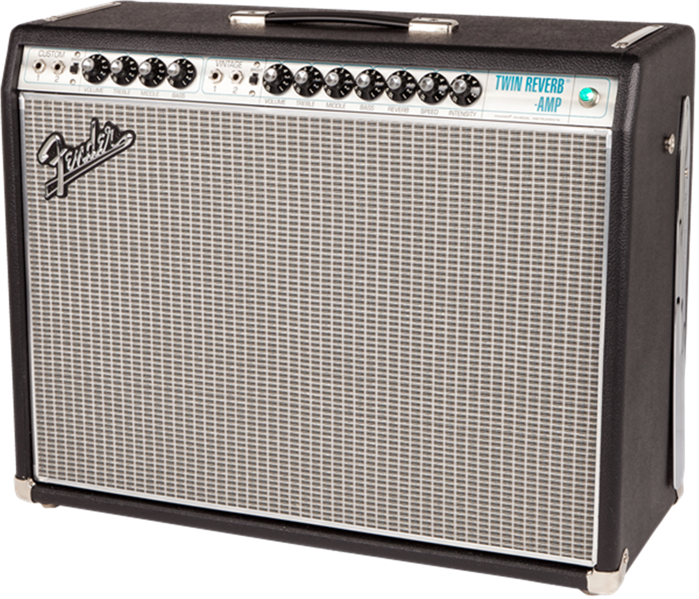 Zoom - Fender 68 Custom Twin Reverb (1401x1200), Png Download