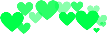 117 Images About Png For Edits - Green Hearts Tumblr Png (800x800), Png Download