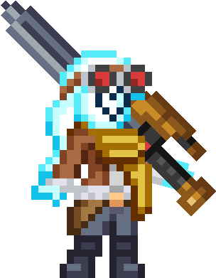 Sarah With Her Signature Prototype Protectorate Broadsword - Sword (396x412), Png Download