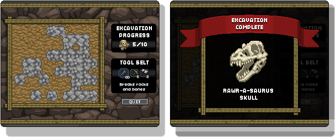 Http - //playstarbound - - Starbound Fossil Mini Game (682x287), Png Download