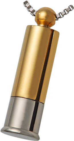 Cremation Jewelry: Brass Shotgun Shell (500x500), Png Download