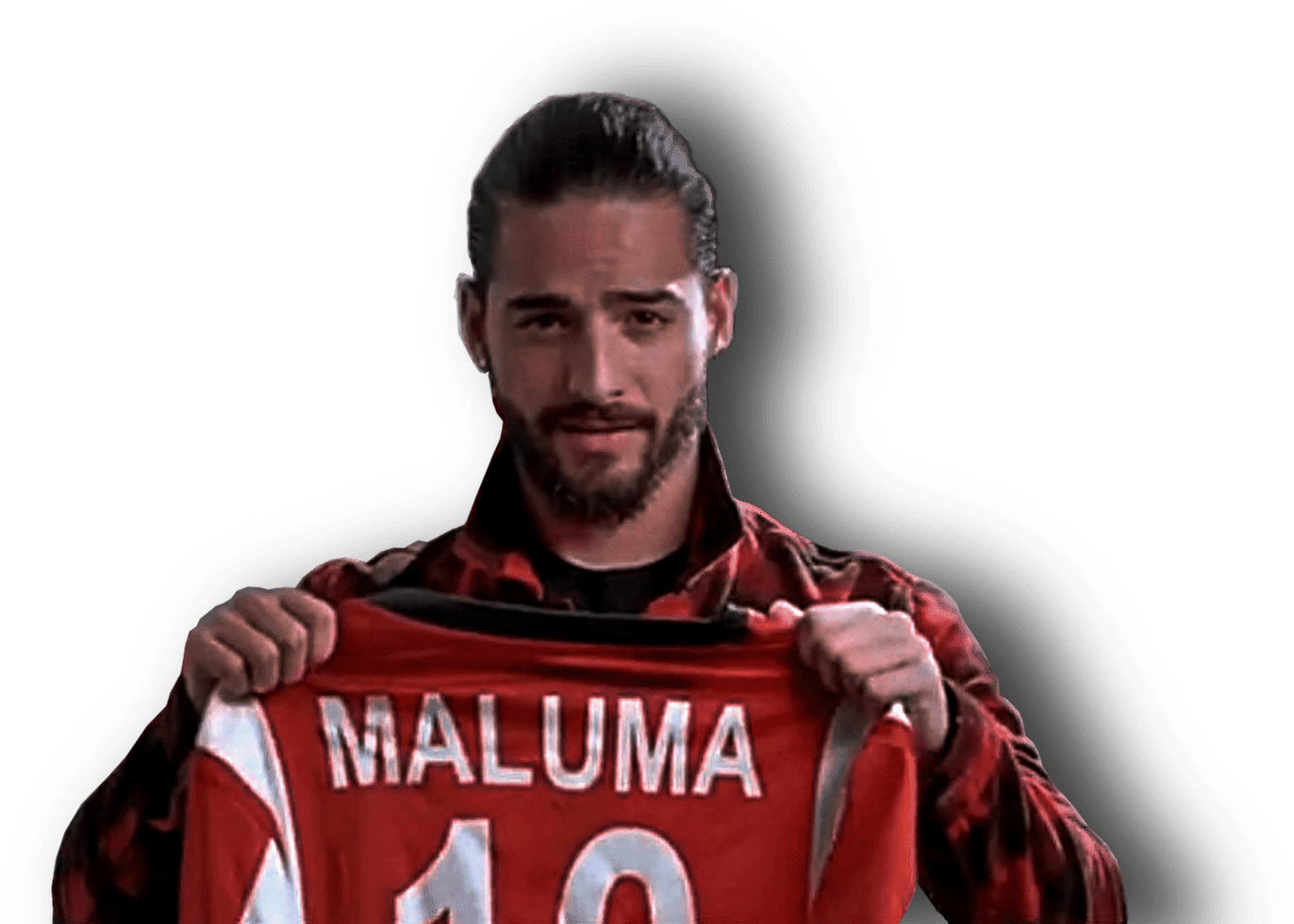 Maluma Cantará El Himno Del Mundial De Fútbol En Rusia - Maluma Con Playera De Chivas (1372x980), Png Download