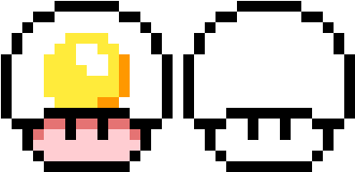 Pixel Art Setas Mario - Casal De Gamers (1200x1200), Png Download
