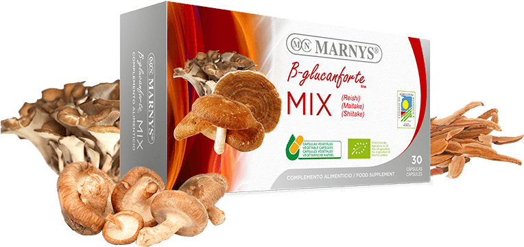 Mix De Setas - Marny's Shitake Bio 30 Capsules (768x768), Png Download