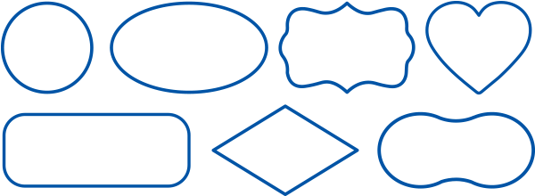 Get A Custom Quote For Custom Shaped Stickers And Labels - Sticker (640x240), Png Download