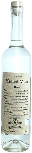 Mezcal Vago Elote - Glass Bottle (200x600), Png Download