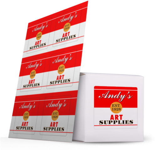 Labels Custom Sizes - Box (500x500), Png Download