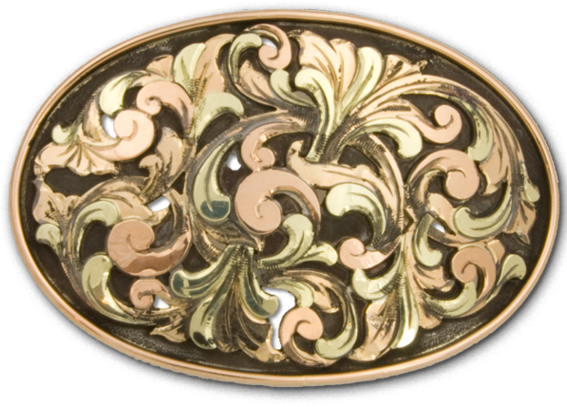 Comstock Heritage Gold Sutro Swirl W/wire Edge - Motif (620x620), Png Download