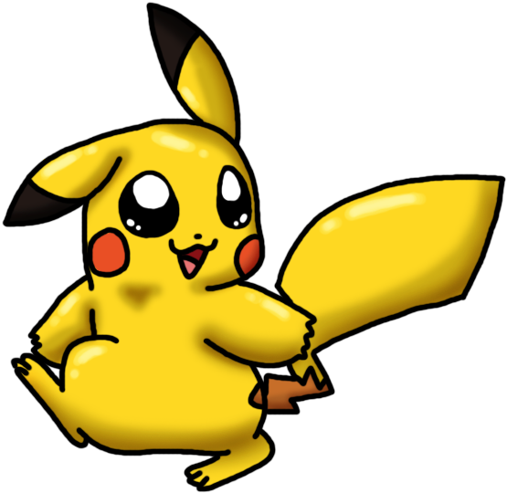 Pikachu Images Pikachu Wallpaper And Background Photos - Pikachu Walking Png (591x565), Png Download