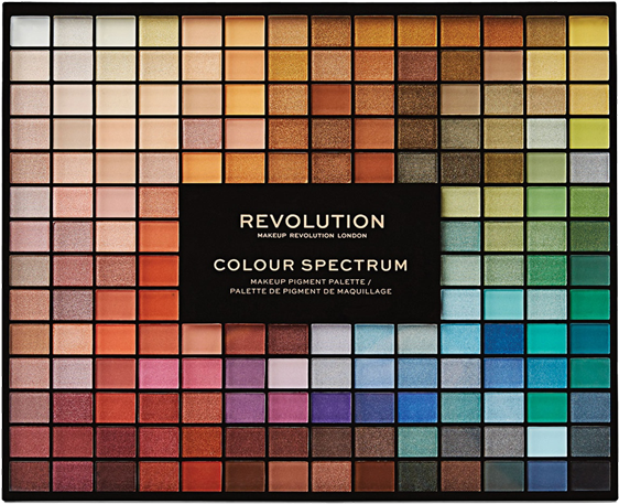 Revolution 196 Colour Eyeshadow Palette Swatches (600x600), Png Download