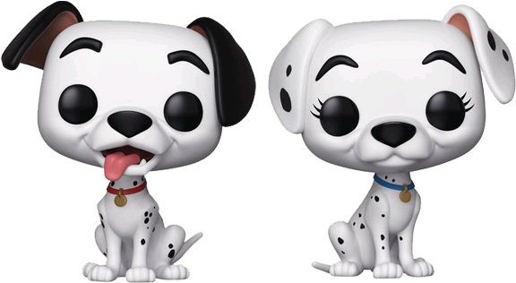 Pongo & Perdita Us Exclusive Pop Vinyl Figure 2-pack - Pongo And Perdita Funko (600x600), Png Download
